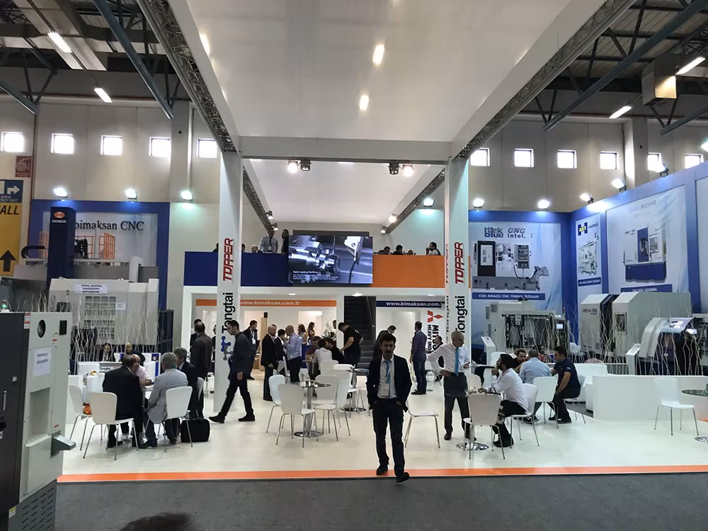 BİMAKSAN CNC FUAR STANDI MAKTEK 2018-TÜYAP FUAR STANDLARI