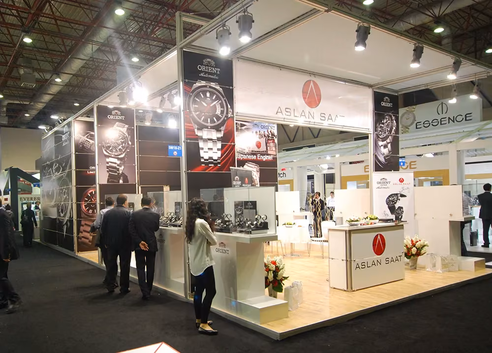 ASLAN SAAT FUAR STANDI JEWELLERY’11 CNR EXPO FUARLARI