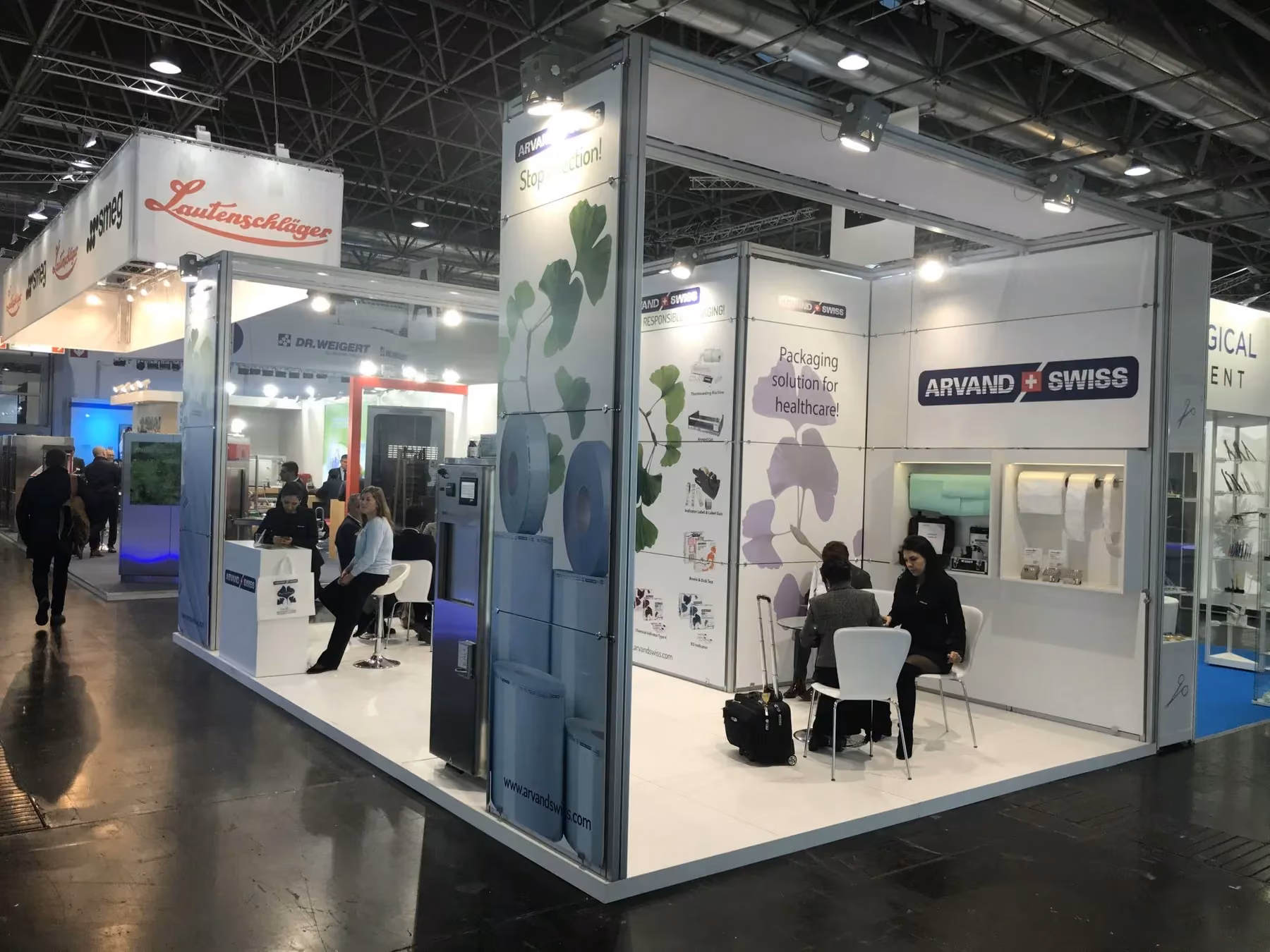 ARVAND SWISS FUAR STANDI MEDİCA DUSSELDORF GERMANY