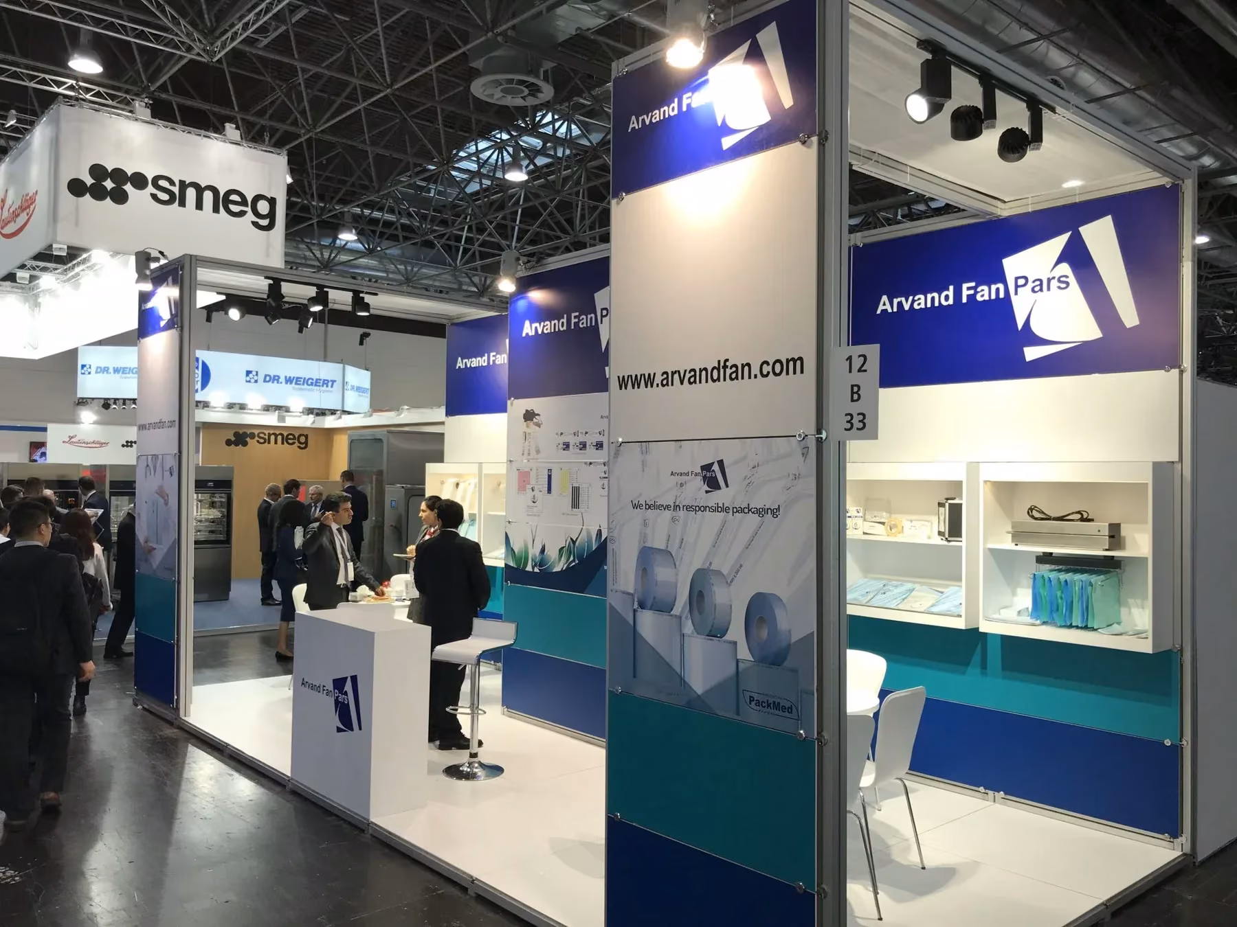 ARVAND PARS MEDİCA’18 DUSSELDORF GERMANY FUAR STANDI