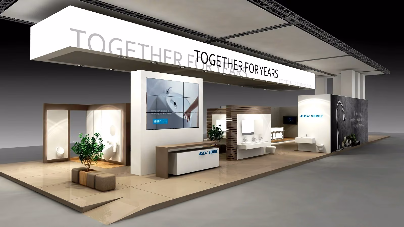 E.C.A Fuar Standı Tasarımı | ISH Frankfurt Almanya fuar stand firmaları