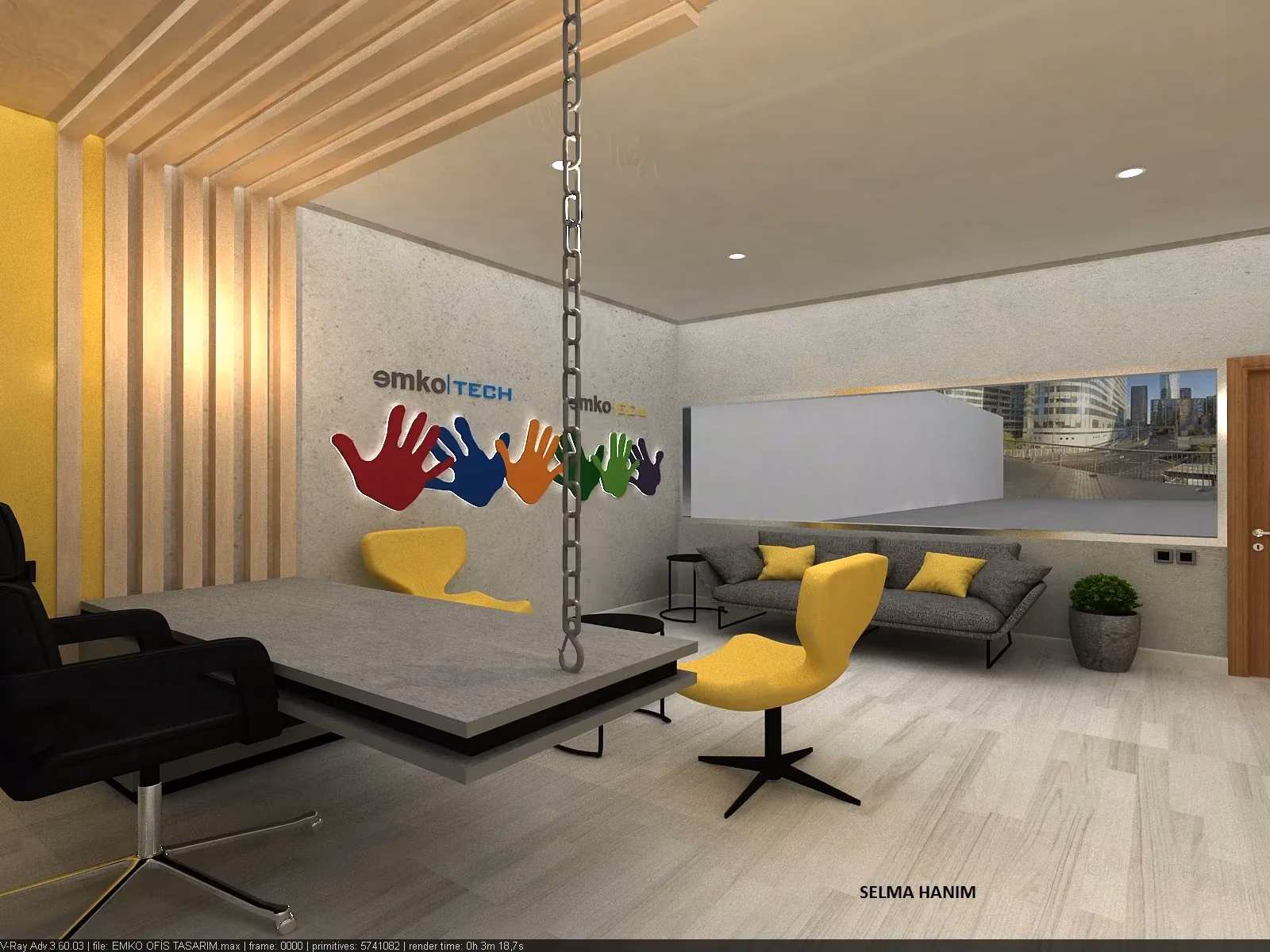 SHOWROOM OFİS TASARIMI EMKO EĞİTİM