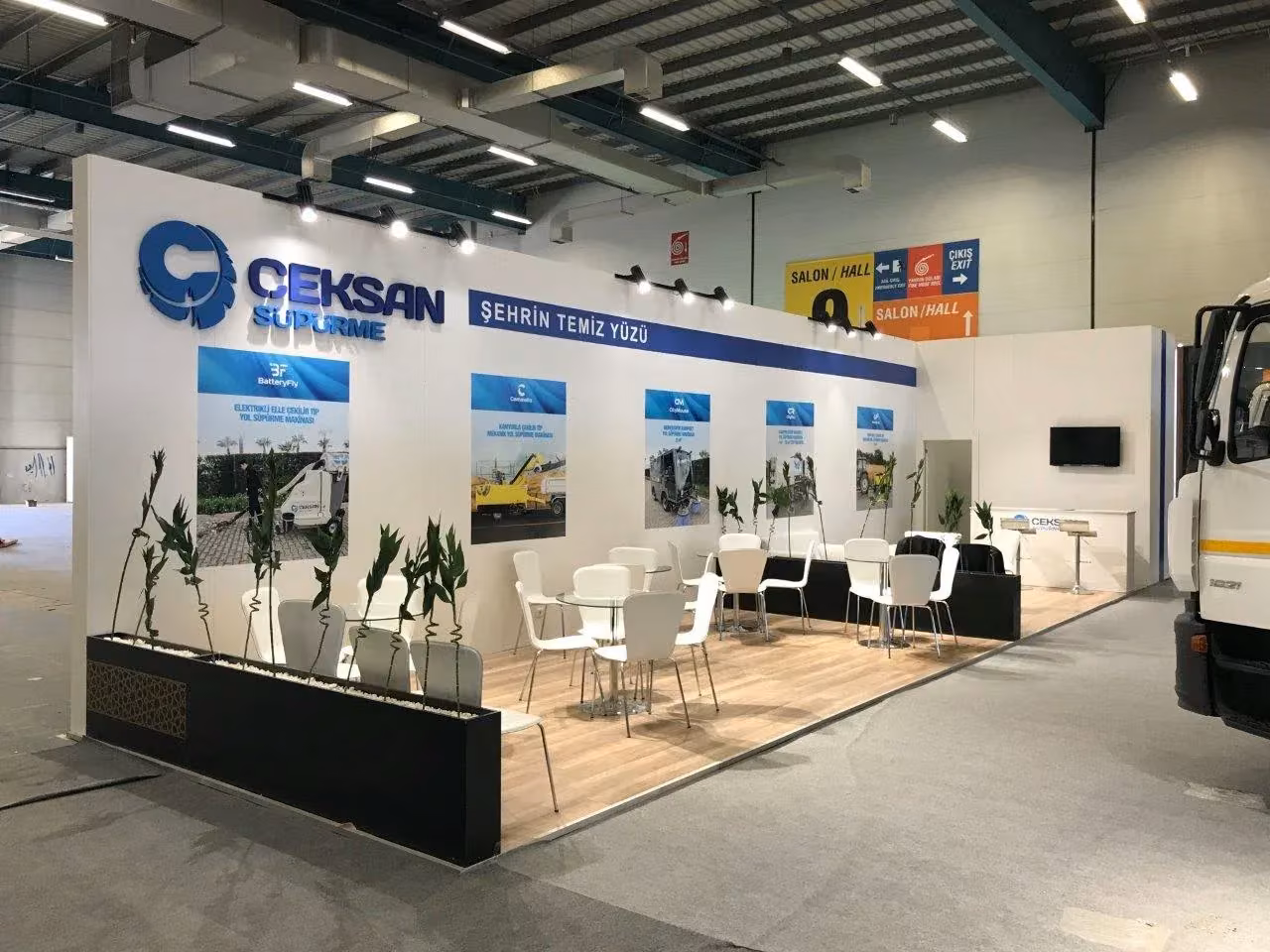 Çeksan çevre Fuar Standı | Çevre’19 Tüyap Fuar Standları.