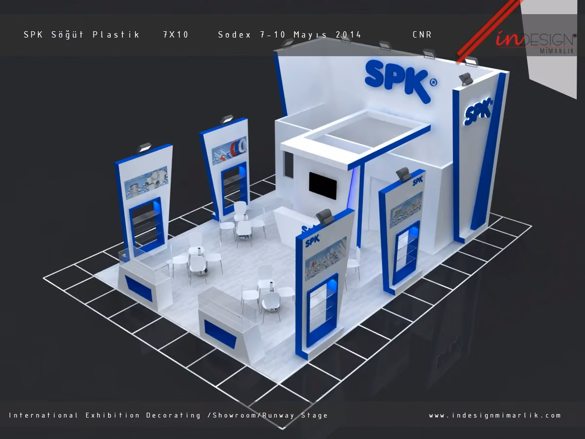FUAR STANDI TASARIMI SPK PLASTİK- FUAR STANDI TASARIMLARI
