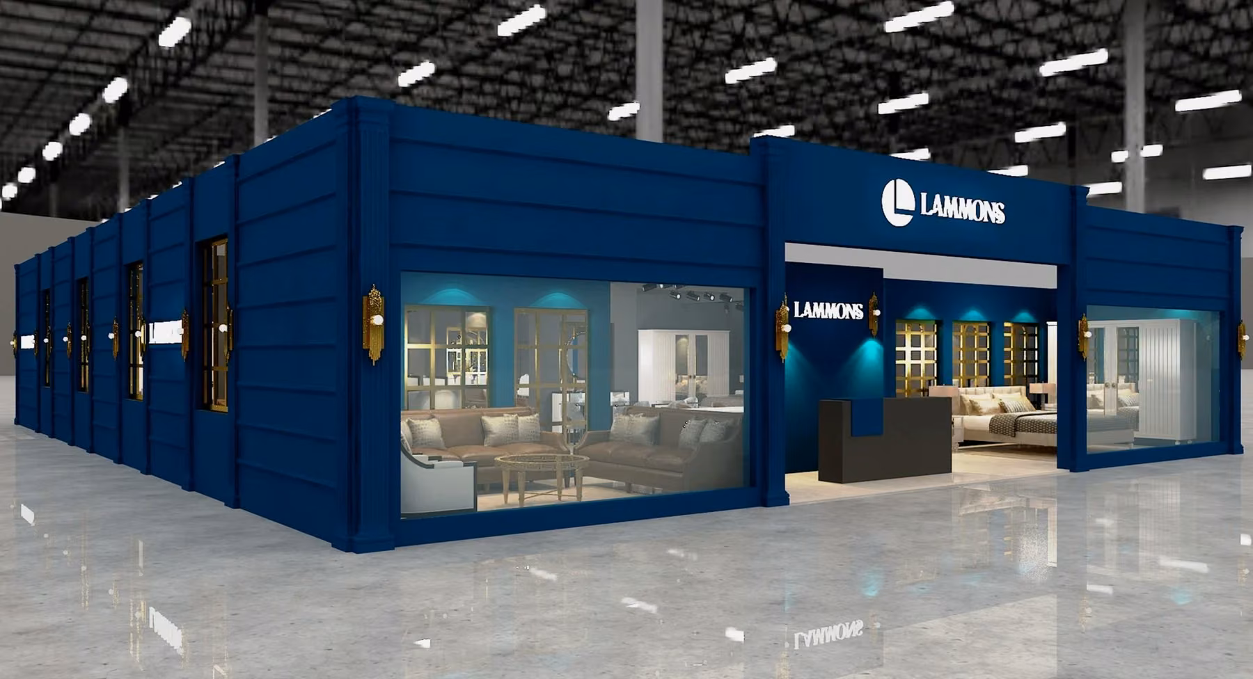 Lammons Mobilya Fuar Stand Tasarımı