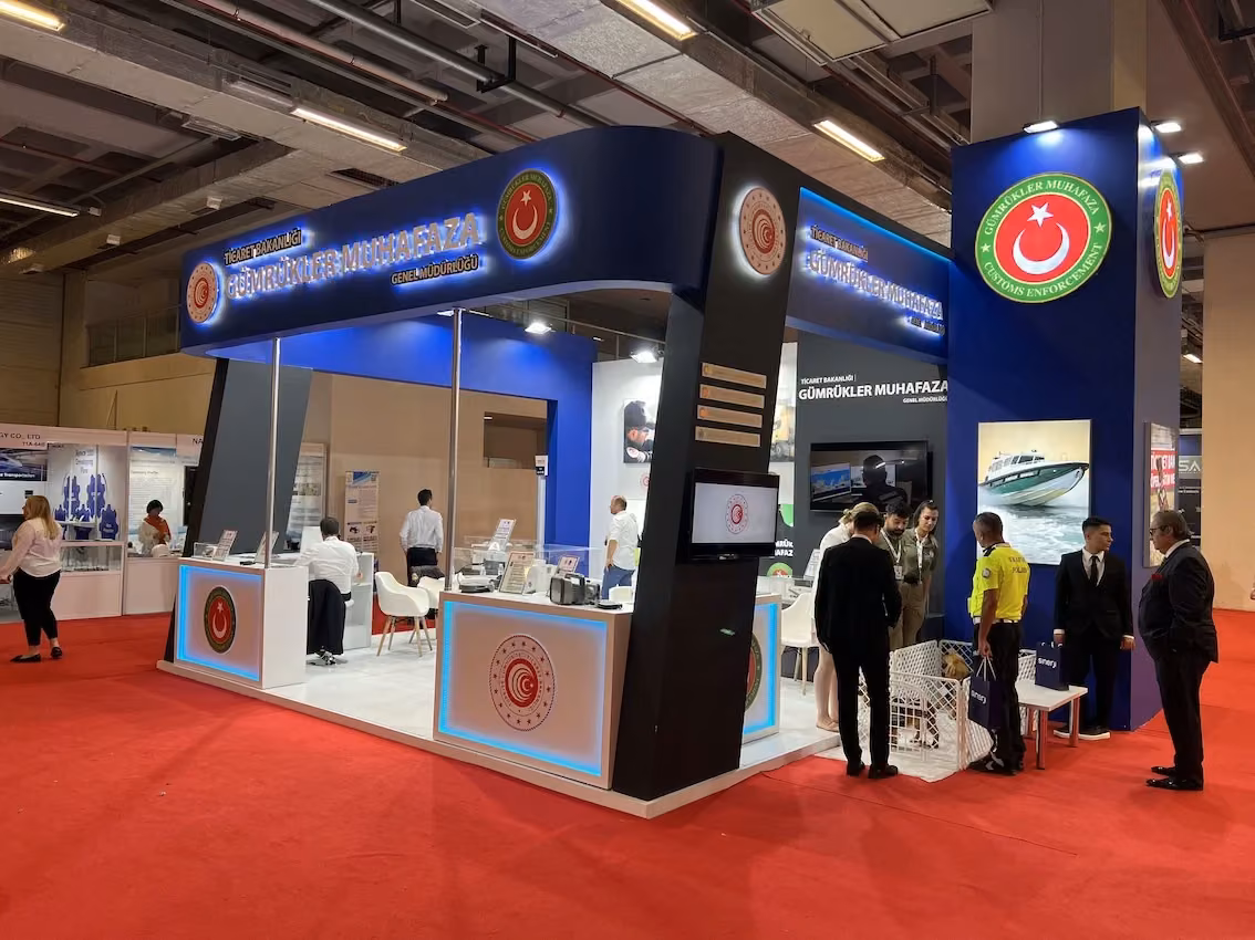 Ticaret Bakanlığı – Gümrük Muhafaza fuar standı | İdef’23 Tüyap Fuarları