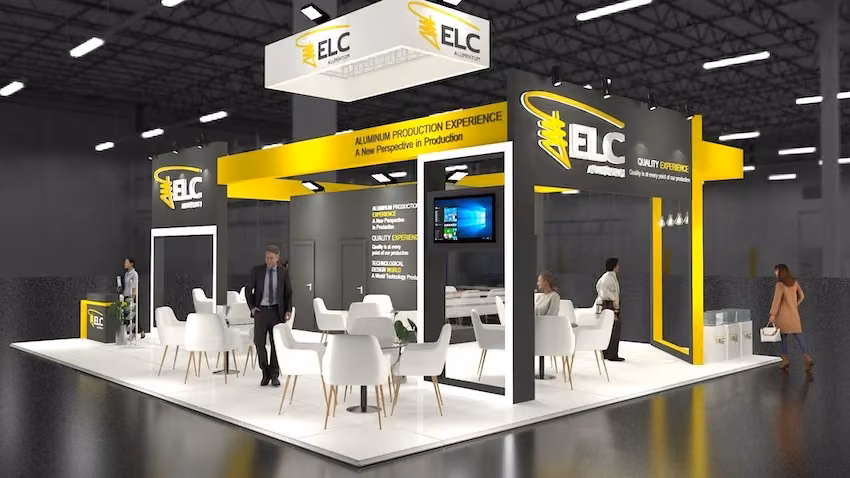 Elc alüminyum fuar standı tasarımı – Almanya