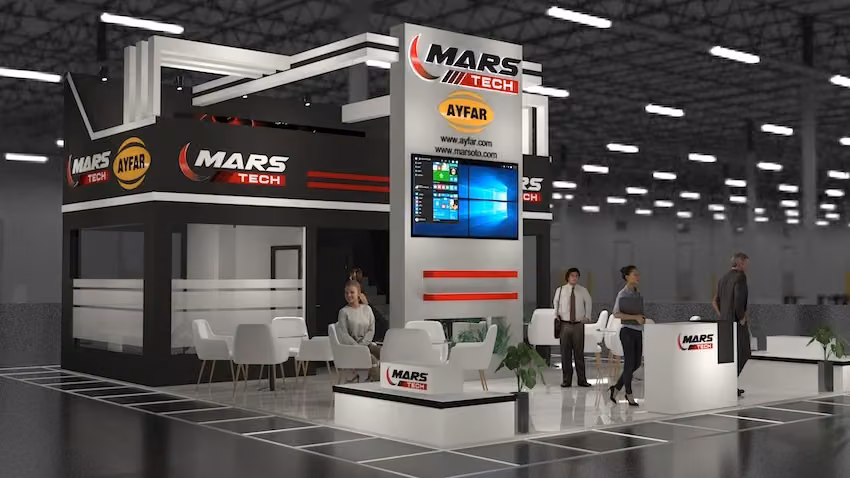 Ayfar-Mars oto fuar standı tasarımı | automekanika Tüyap