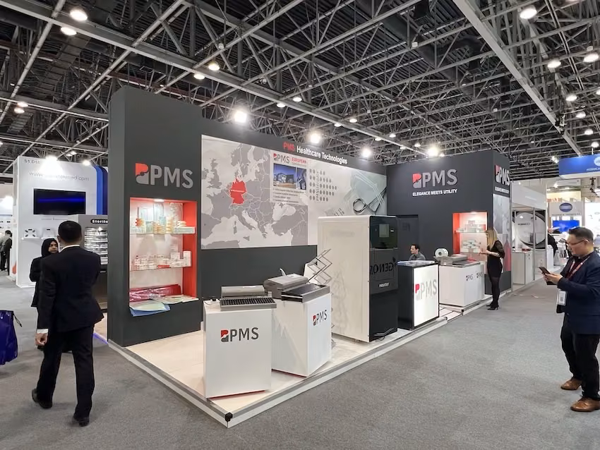 Pms medikal Fuar Standı | Arabhealth’24 Dubai fuar standları