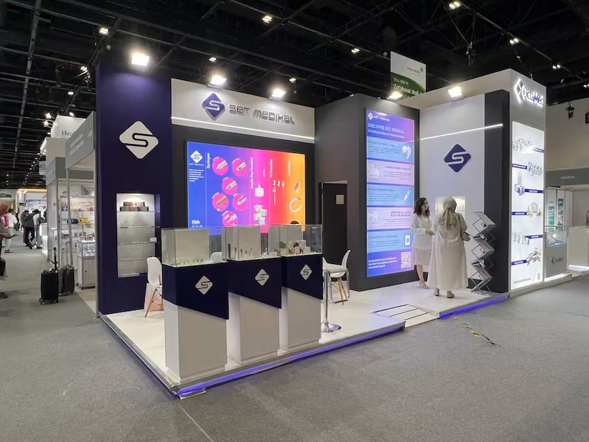 Set medikal fuar standı | Dubai Araphealth