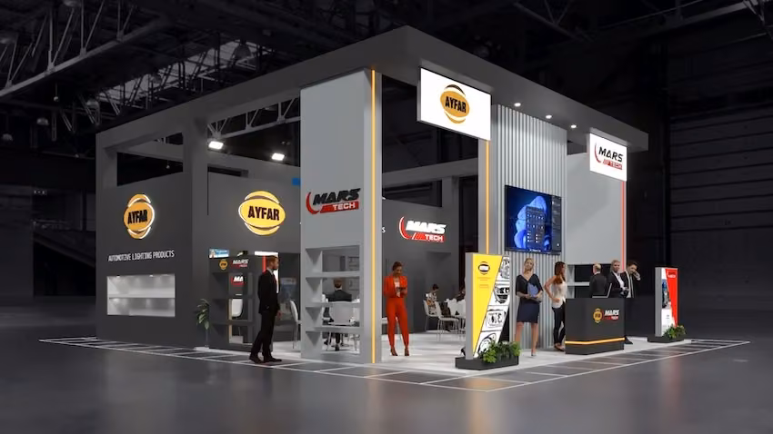 Ayfar-mars oto fuar standı automekanika ’25 Tüyap