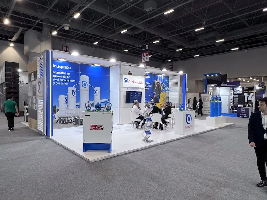 Airliquide maxima fuar standı | Win eurasia’25 Tüyap fuarları