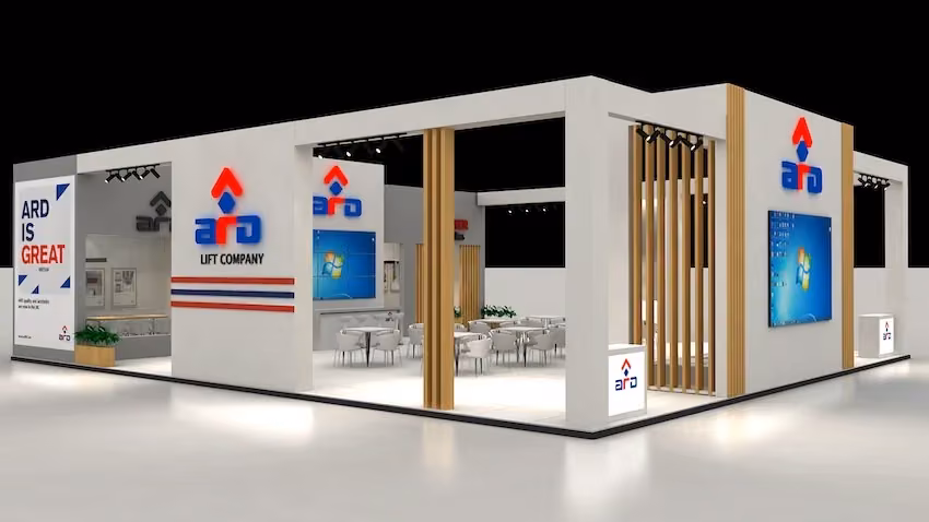 Ard Lift Fuar Standı tasarımı | Asansör İstanbul’25