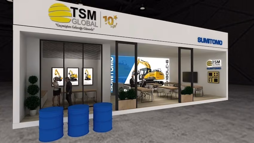 Tsm Global Fuar Stand tasarımı
