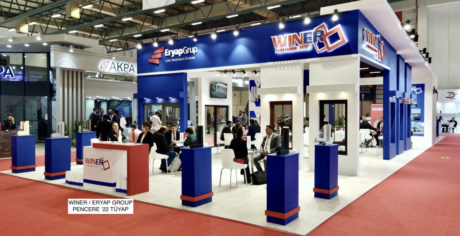 Winer ahşap stand uygulaması